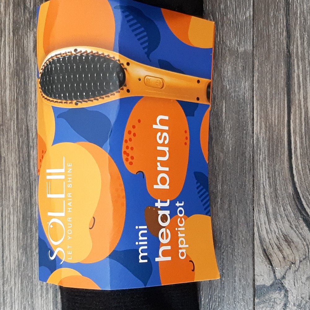 Soleil Mini Heat Brush apricot NIB